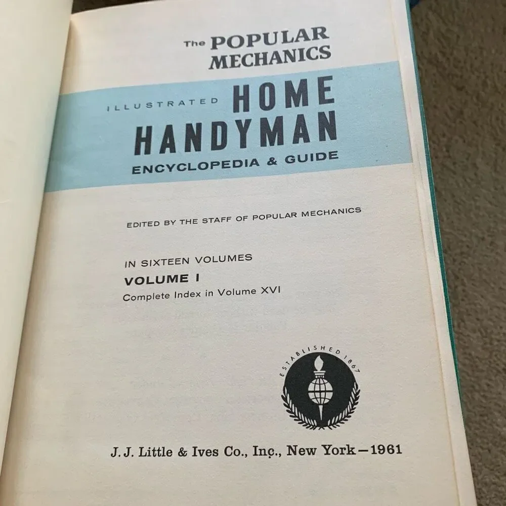 Popular Mechanics Home Handyman Encyclopedia & Guide 1